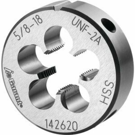 GARANT Round Die, HSS, 5/8-18 142620 5/8-18